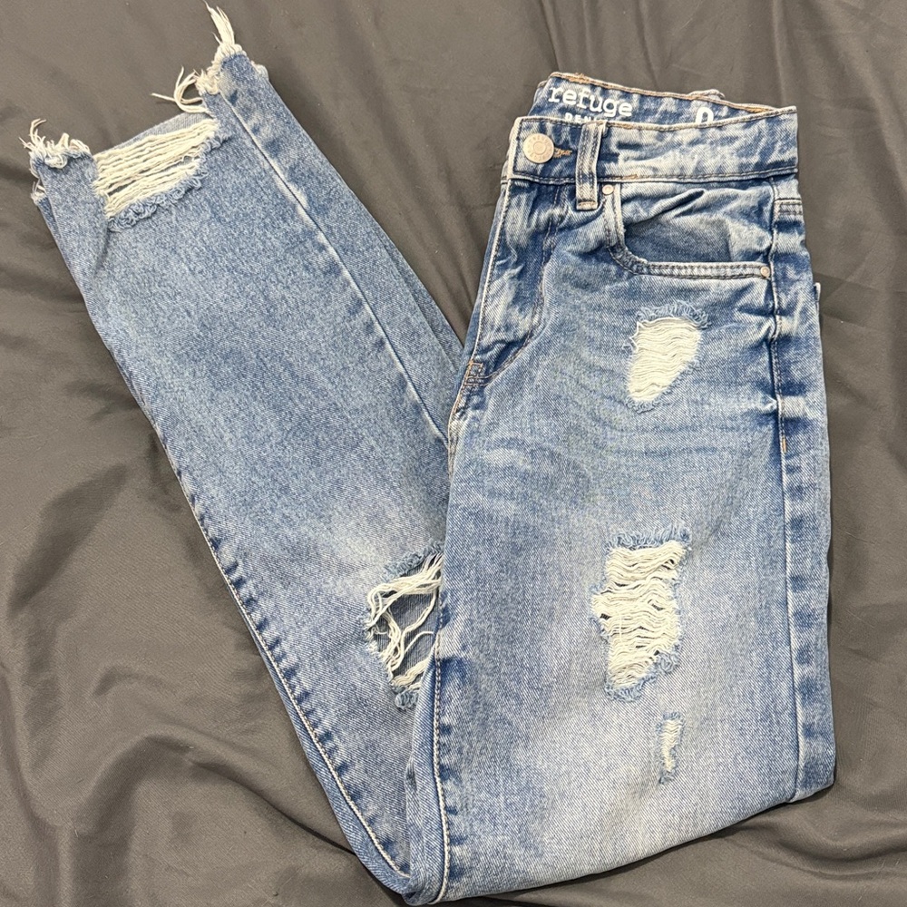 ✨ Refugé Vintage High-Rise Straight Jeans | Size 0 ✨